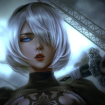 YoRHA 2B NieR:Automata Anime 4K Wallpaper iPhone HD Phone #2660i