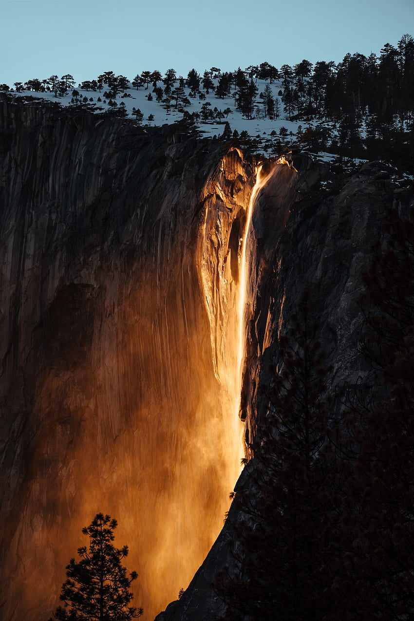 paisaje, naturaleza, roca, acantilado, lava, erupción fondo de pantalla del teléfono