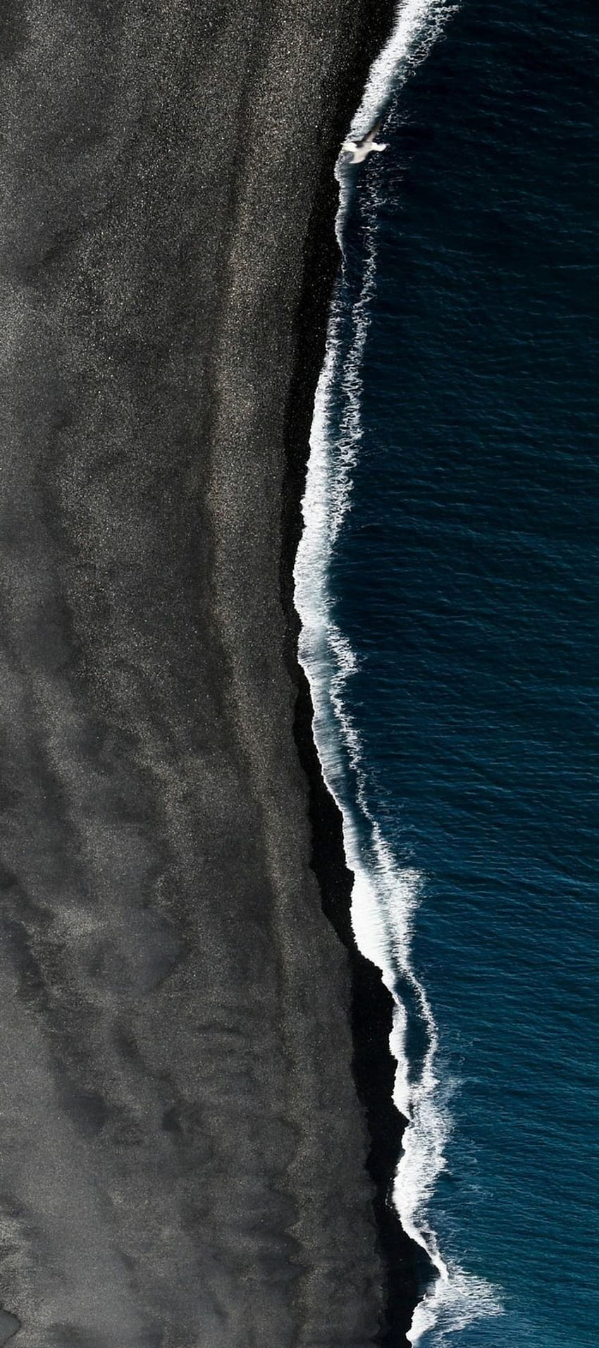 – iPhone z Androidem. JEDEN PIKSEL BEZ OGRANICZEŃ. Islandia, wykres Islandii Krajy, Ocean, Ocean Deszcz Tapeta na telefon HD