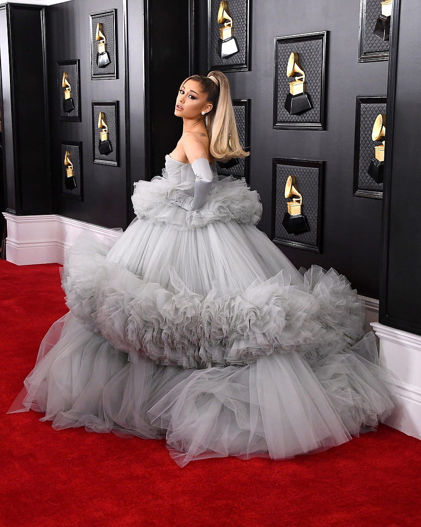 Ariana Grande's Grammys Dress Is the Right Amount of Extra, Ariana Grande 2020 HD phone wallpaper