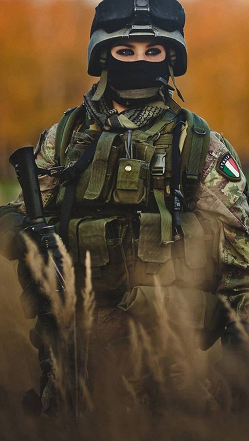 Soldados do sexo feminino, soldado militar Papel de parede de celular HD