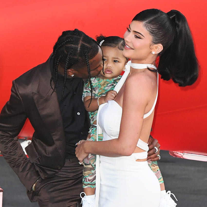 Stormi Webster on Red Carpet With Kylie Jenner Travis Scott HD phone wallpaper