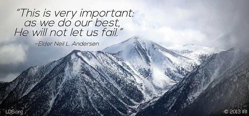 Do Our Best, LDS Quote HD wallpaper