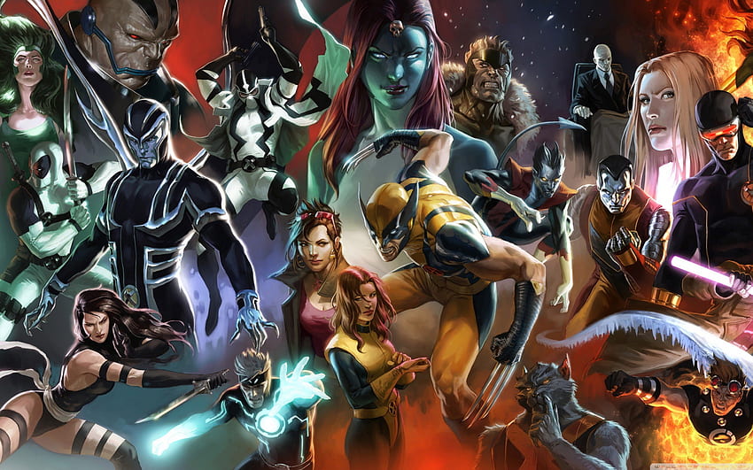 X-Men、ウルブリン、グループ、ホット、マーベル、キャラクター 高画質の壁紙