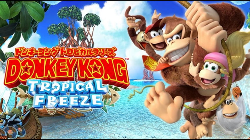 Donkey Kong Tropical ze и кодовете, които можете да използвате в него. Digital Street, Donkey Kong Country Tropical ze HD тапет