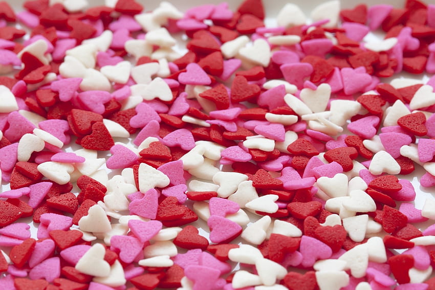 Pink, Cinta, Hati, Banyak, Ragam Wallpaper HD
