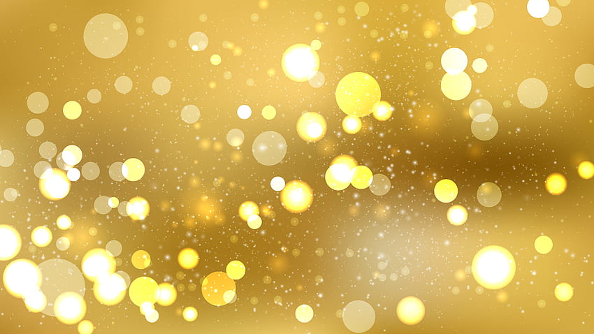 Abstract Gold Bokeh Lights Background, Golden Bokeh HD wallpaper