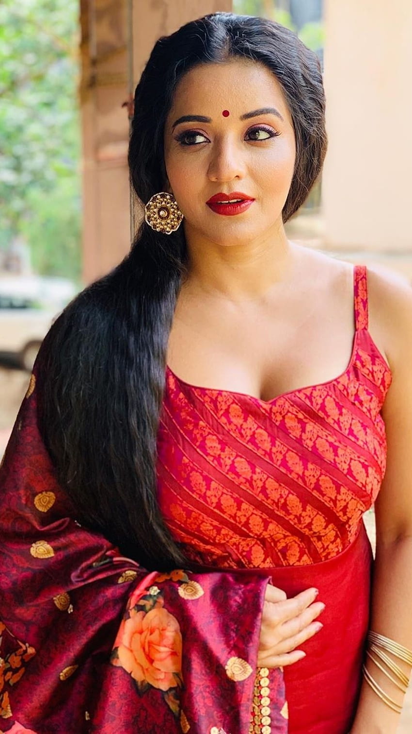 Бходжпури героиня, Антара Бисуас, красива, актриса HD тапет за телефон