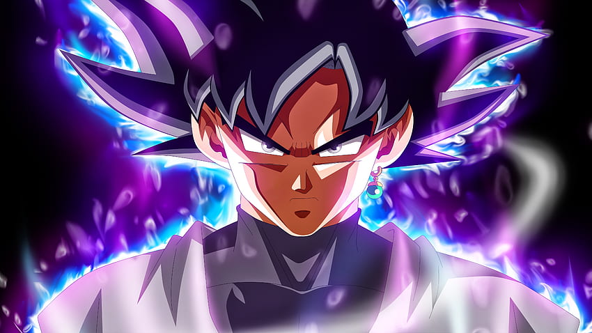Ultra-Instinkt, Dragonball, schwarzer Son-Goku HD-Hintergrundbild