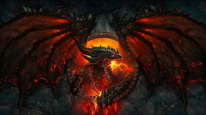 Jeu vidéo, World of Warcraft : Cataclysm, dragon Fond d'écran HD