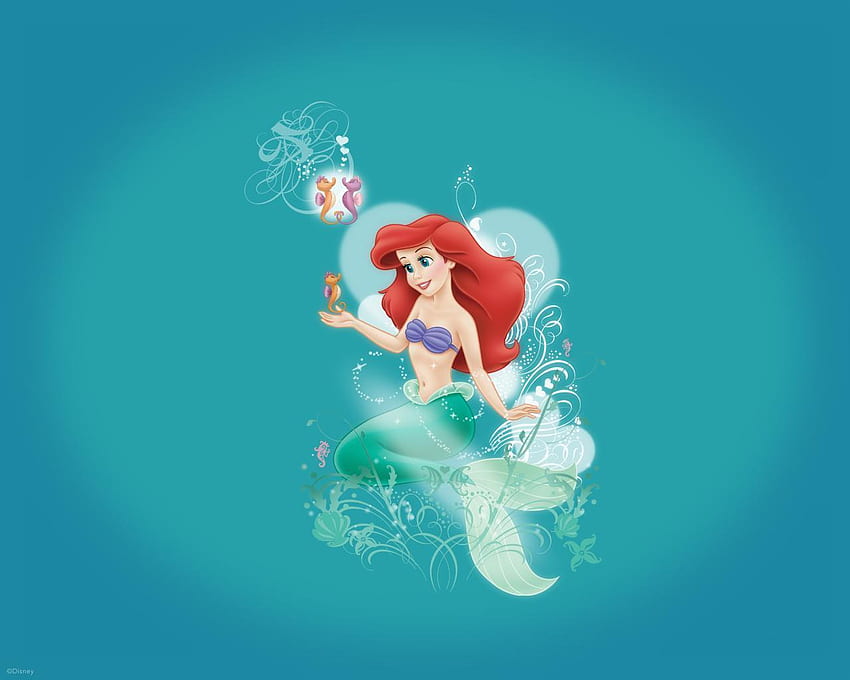 Ariel Kleine Meerjungfrau Hintergrund, Disney Tablet HD-Hintergrundbild