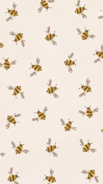 Bees seamless pattern Yellow insects background Decorative colored hand  drawn wallpaper Bee printable design Hand drawn overlapping background  beekeeping Design illustration Simple yellow paper 16071737 Vector Art at  Vecteezy