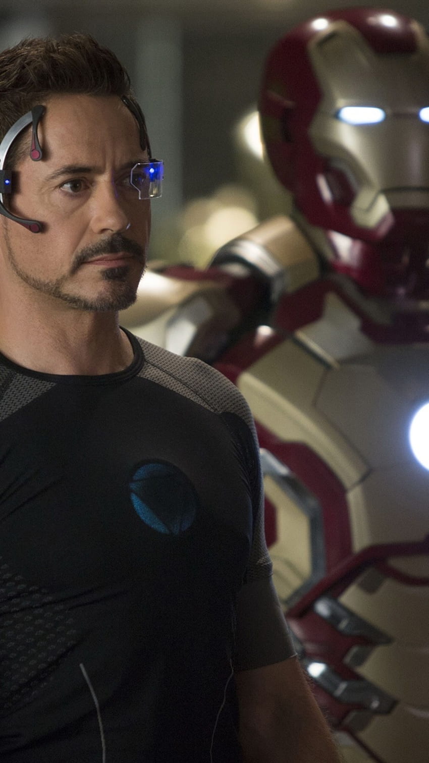 Robert Downey Jr. In Iron Man 3 iPhone 8 7 6 6S Sfondo del telefono HD