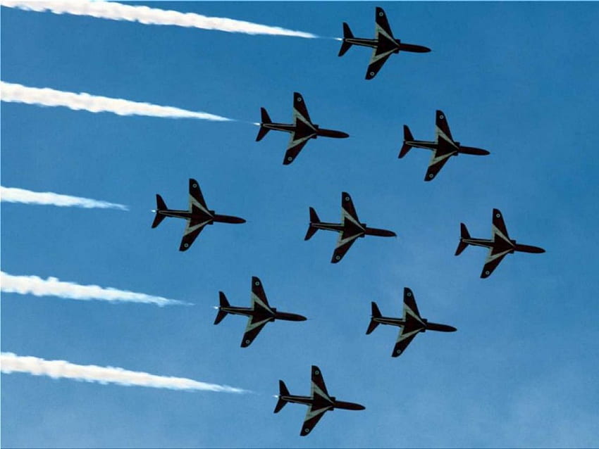 Flight formation, plane, air show, planes, aircraft HD wallpaper