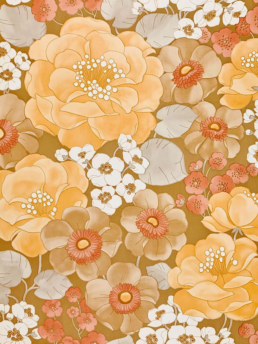 Vintage - Online Shop. Vintage Floral, Peach Vintage HD phone wallpaper