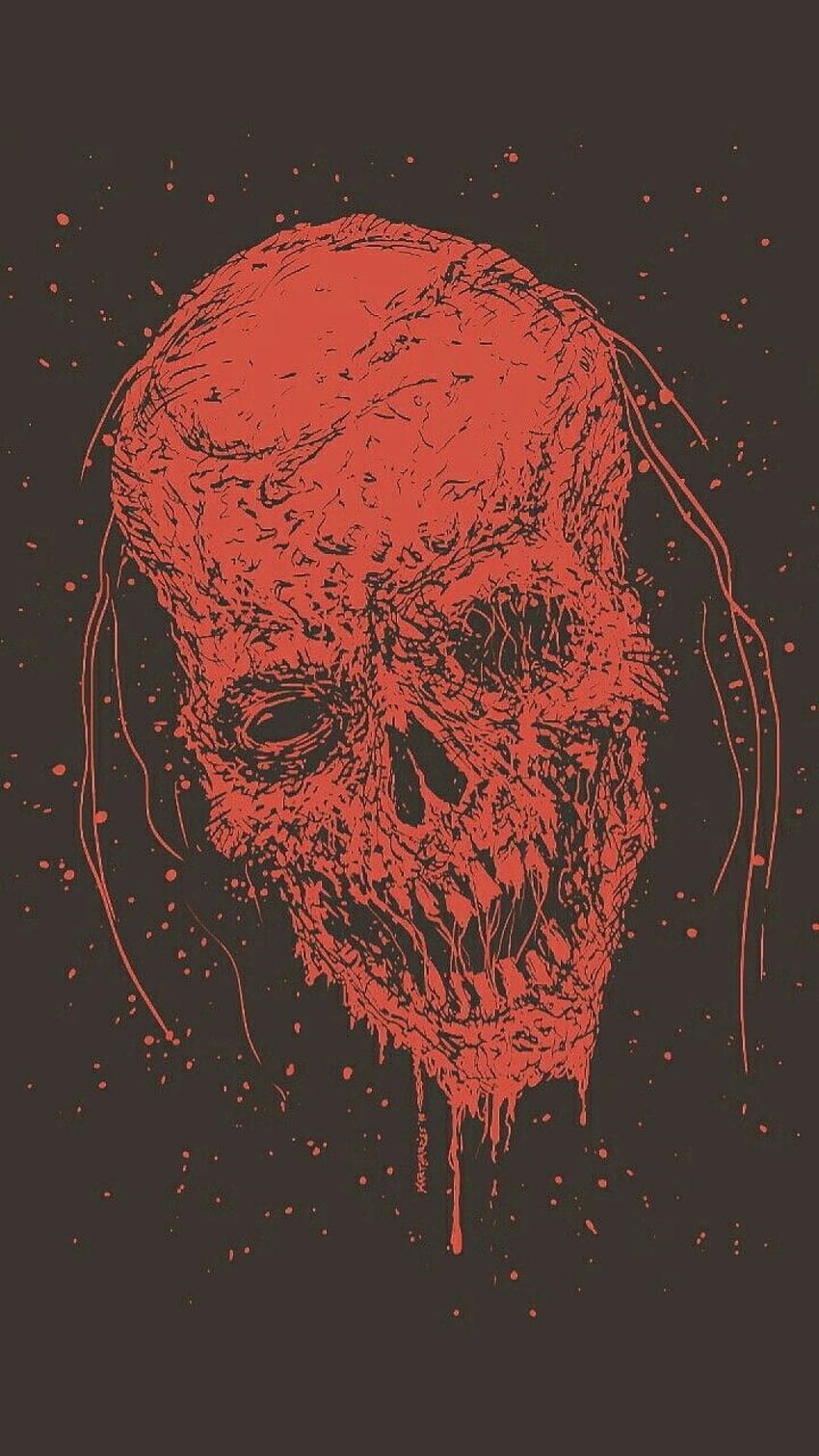 flip 3000 on skulls. Skull art, Horror art, Dark fantasy art, Japanese Skull HD phone wallpaper