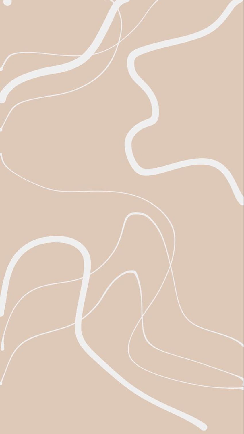 abstract . Minimalist , iphone boho, Abstract, Beige Pastel HD phone wallpaper