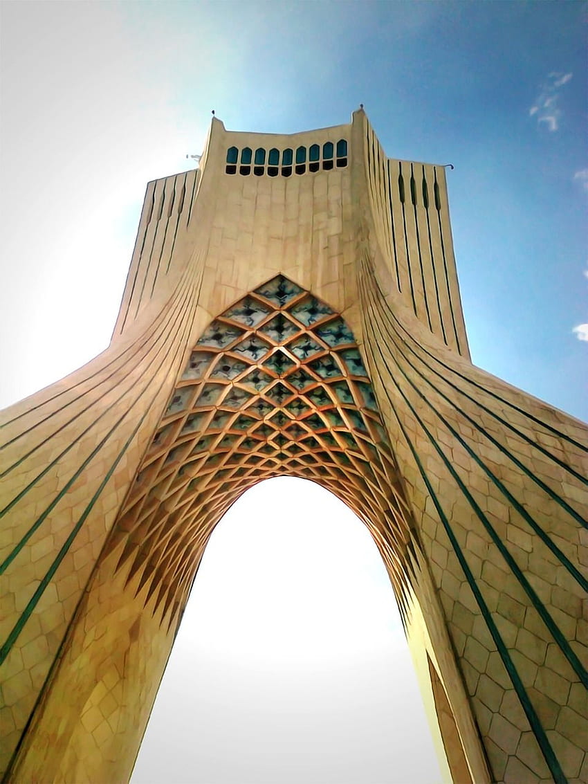Wieża Azadi. Wrażenia z Iranu (Teheran). Informacje specjalne. Iran w globalnej geografii Tapeta na telefon HD