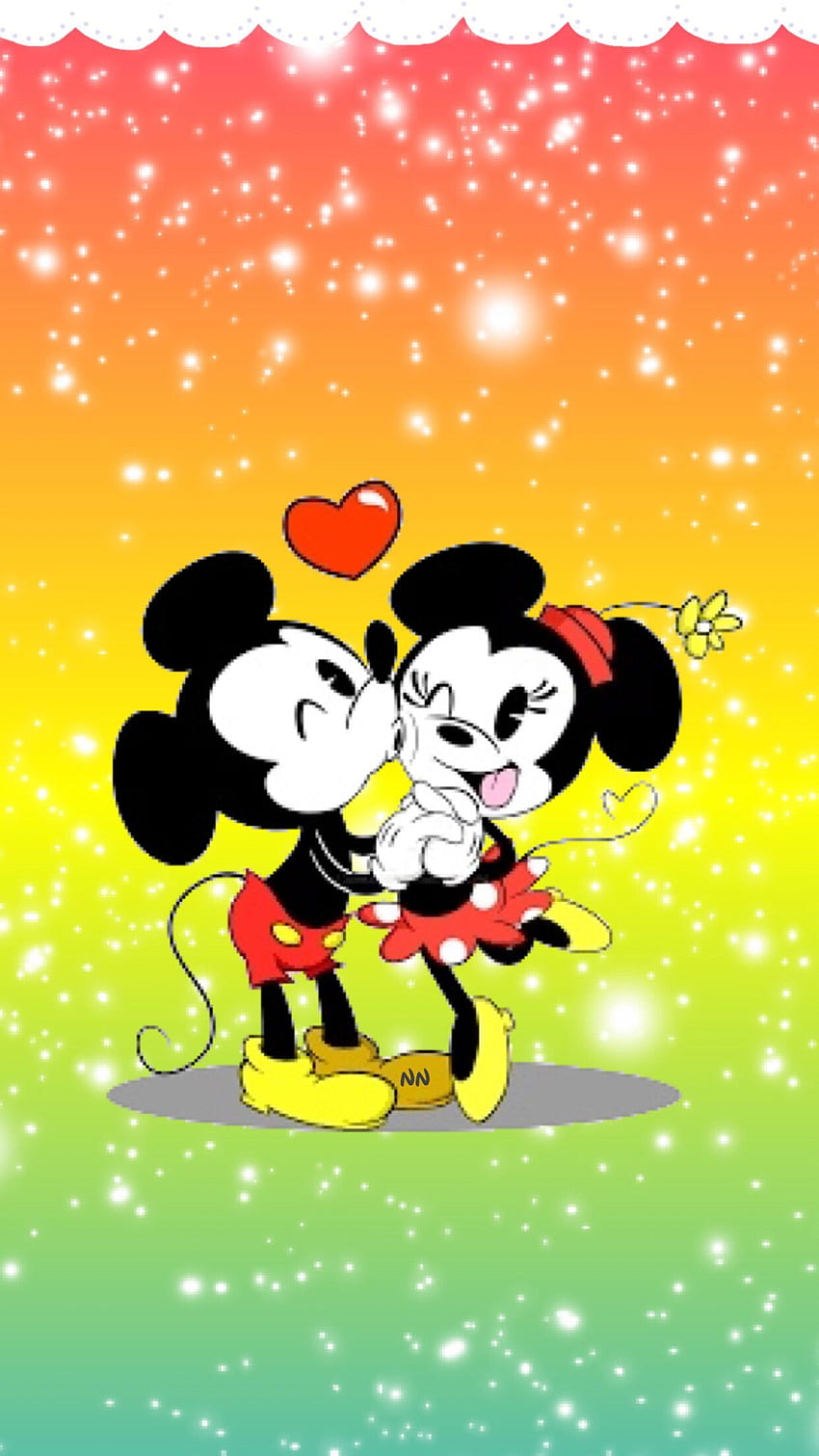ミニーとミッキー ❤️ in 2021. Mickey mouse , Cute disney , Mickey mouse and friends, Classic Mickey and Minnie HD電話の壁紙