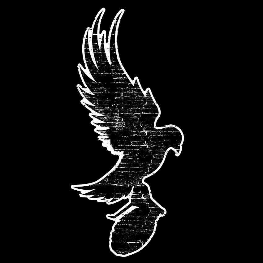 Logo des morts-vivants d'Hollywood, logo d'oiseau Fond d'écran de téléphone HD