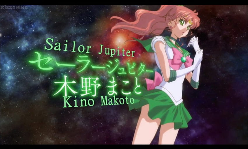 Sailor Jupiter, sailormoon, cheveux longs, beauté, agréable, féminin, makoto, adorables, kino makoto, fille, belle, fille animée, anime, joli, sailor moon, cheveux bruns, makoto kino, charmants Fond d'écran HD