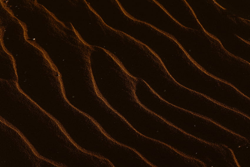 Waves, Sand, Texture, Textures, Brown, Relief HD wallpaper