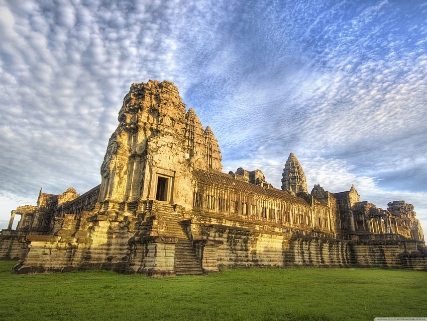 Phnom Penh. Palais Royal Phnom Penh Contexte . Temple cambodgien pour Ultra . Voyage au Cambodge Fond d'écran HD