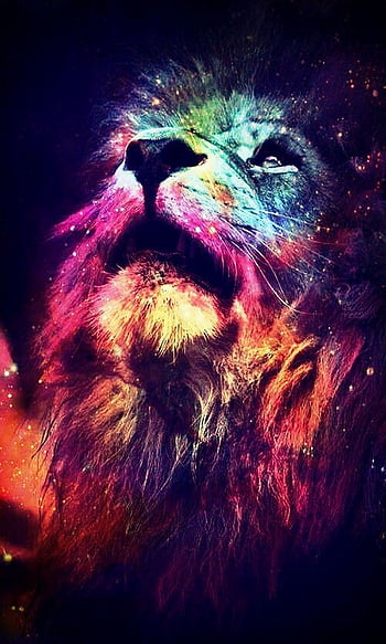 Trippy lion HD wallpapers | Pxfuel