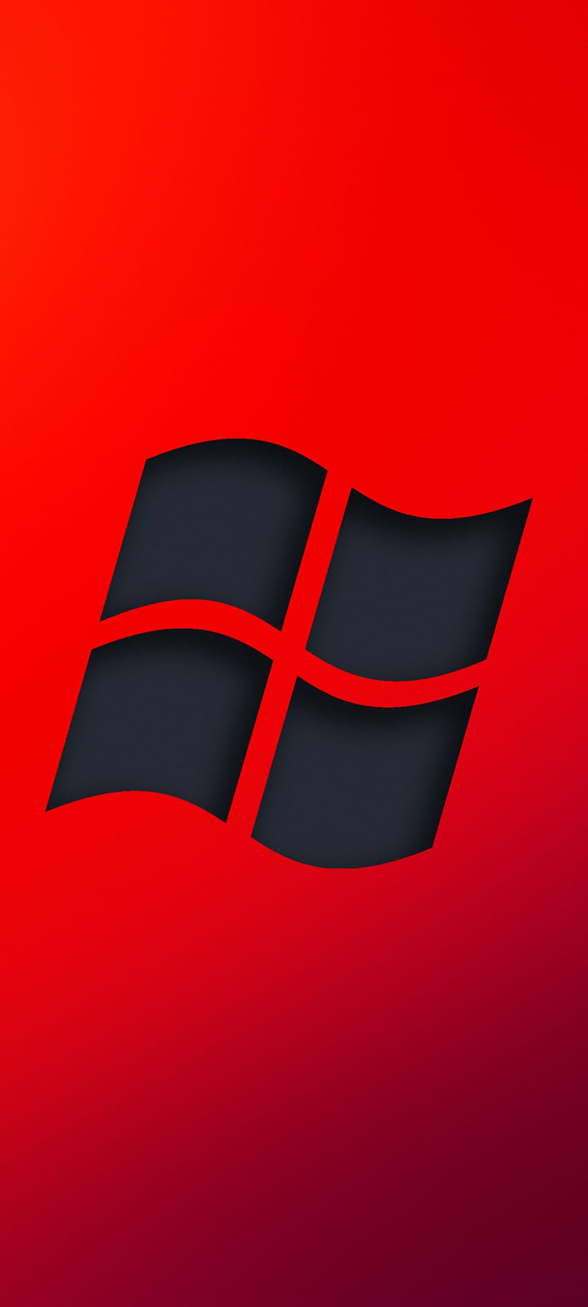 Windows Black in Red, os, , logotipo, empresa, tecnologia, , microsoft Papel de parede de celular HD