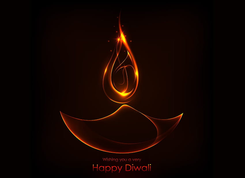 Glücklicher Diwali-PC-Laptop im Vollmodus HD-Hintergrundbild