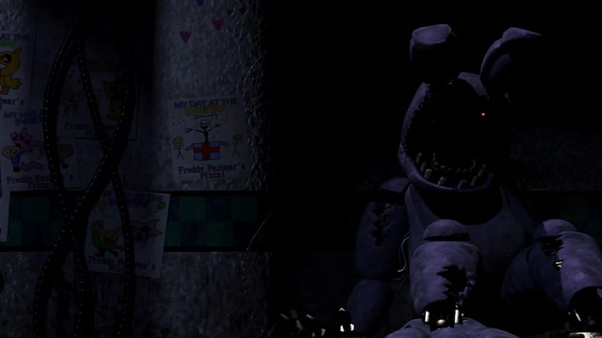 Withered Bonnie HD wallpaper