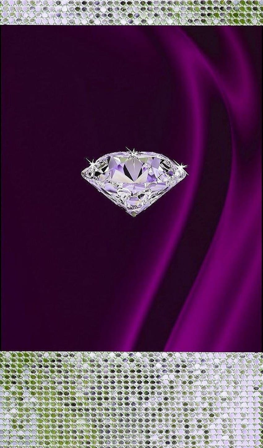 Purple Diamonds For iPhone, Purple Gem iPhone HD phone wallpaper
