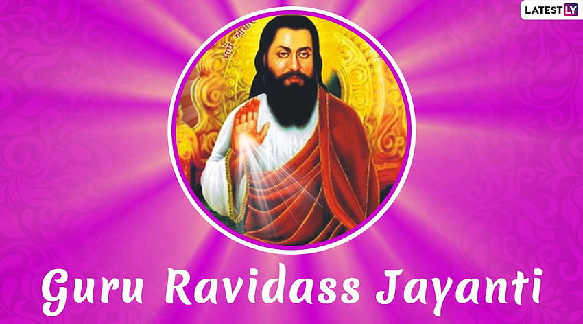 Guru Ravidas Jayanti 2020 i online: , naklejki WhatsApp i wiadomości o wycieczkach z okazji urodzin Guru Ravidassa Tapeta HD