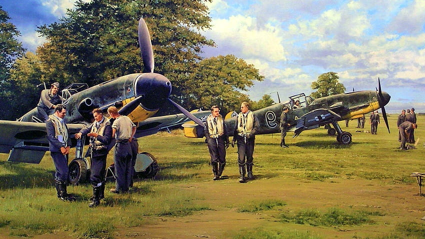 Messerschmitt, Messerschmitt Bf 109, Segunda Guerra Mundial, Alemanha, Militar, Aeronave, Aeronave Militar, Luftwaffe, Avião / e Fundo Móvel, Planos da Segunda Guerra Mundial papel de parede HD