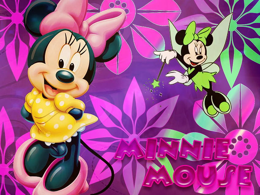 Myszka Minnie: Myszka Minnie. Myszka Minnie, Myszka Minnie, Myszka Miki Minnie, Fioletowa Myszka Minnie Tapeta HD