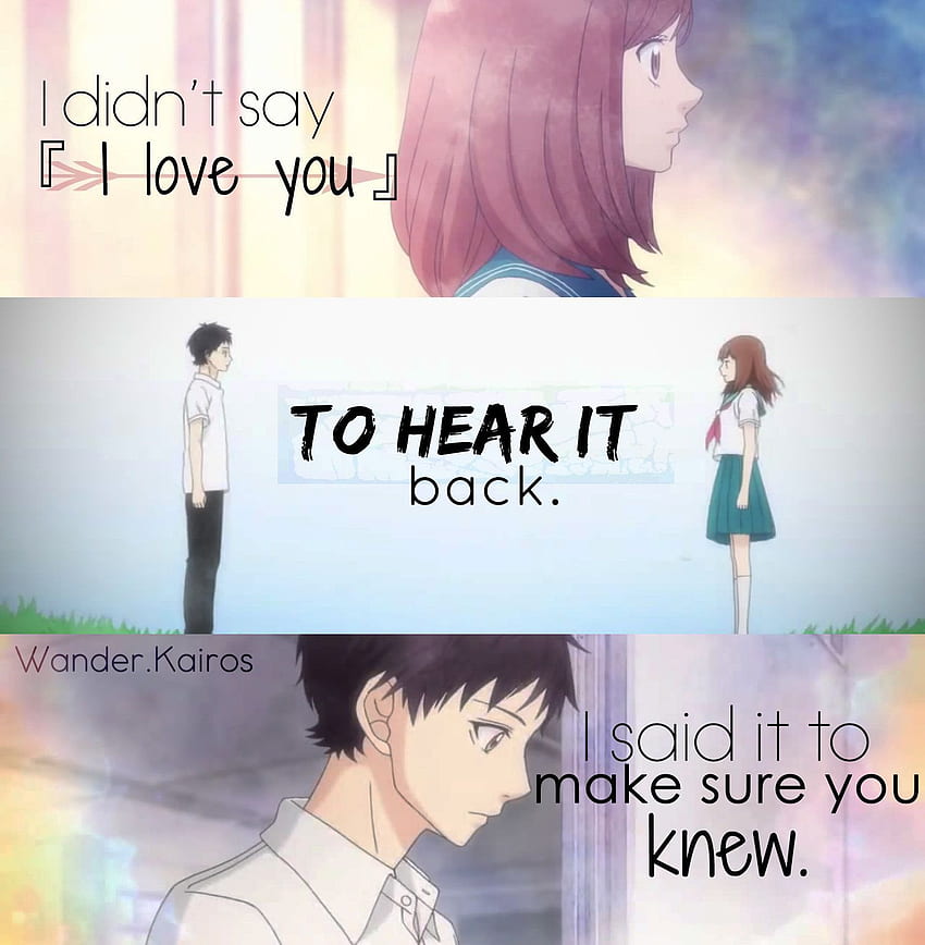 Best Anime Love Quotes  PixelsQuoteNet