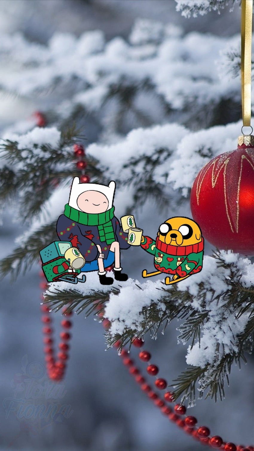 Christmas Enjoy them, Finn and Jake Christmas HD phone wallpaper