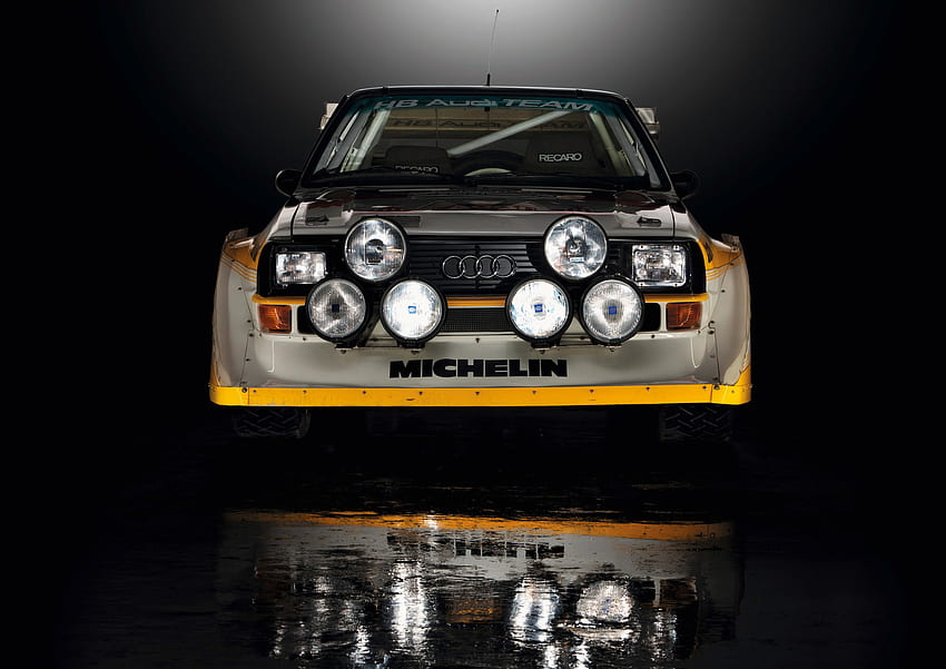 Audi sport Quattro s1, rally, front HD wallpaper