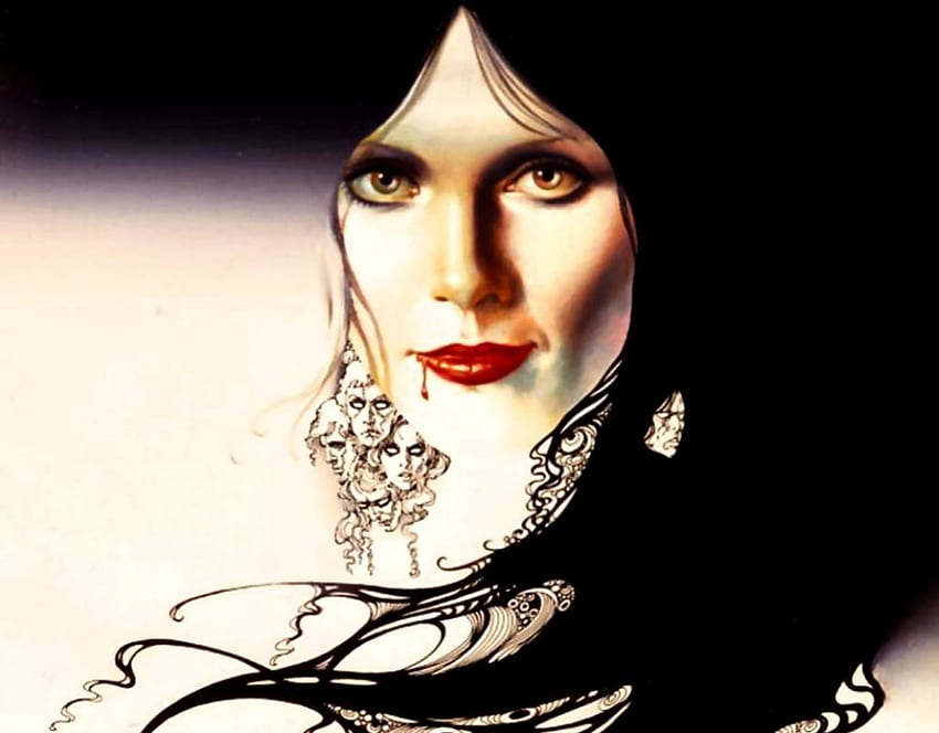 She Vampire , art, beautiful, vampire, illustration, artwork, lady ...