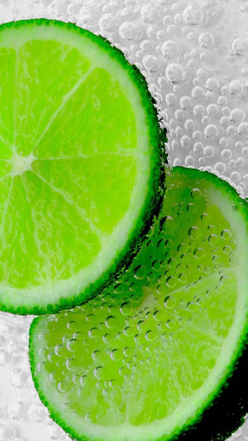 Lemon Lime Slices Bubbles iPhone 8 . Foto aleatoria HD phone wallpaper