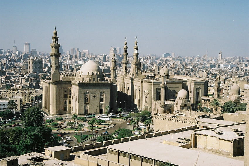 Domy: Kair Domy Egipt Architektura Pełna za 16 Tapeta HD