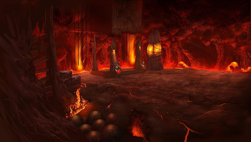 Atlantica Fantastik Kara Evil Fire Flames Korkunç Spooky Video Games, Evil Fire Skull HD duvar kağıdı