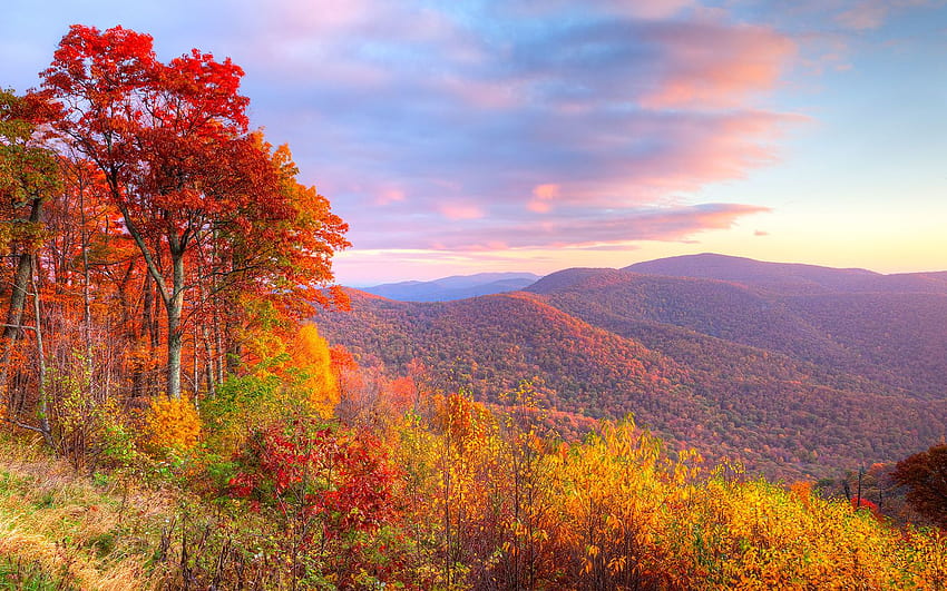 ニューイングランド以外の最高の秋の目的地. トラベル + レジャー、ニューイングランドの秋 高画質の壁紙