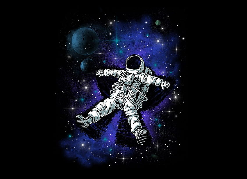 우주 비행사의 눈 천사. 우주 비행사 예술, 우주 일러스트레이션, 우주 예술, Cool Space Astronaut HD 월페이퍼