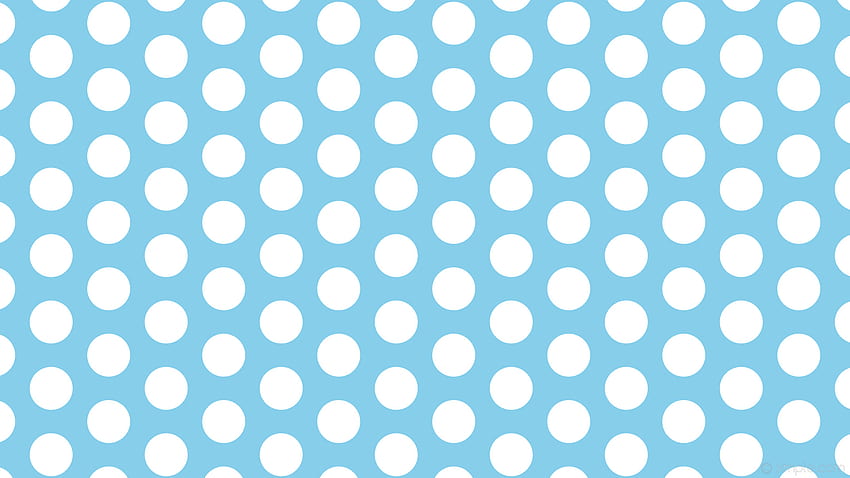 dots hexagon white blue polka sky blue HD wallpaper