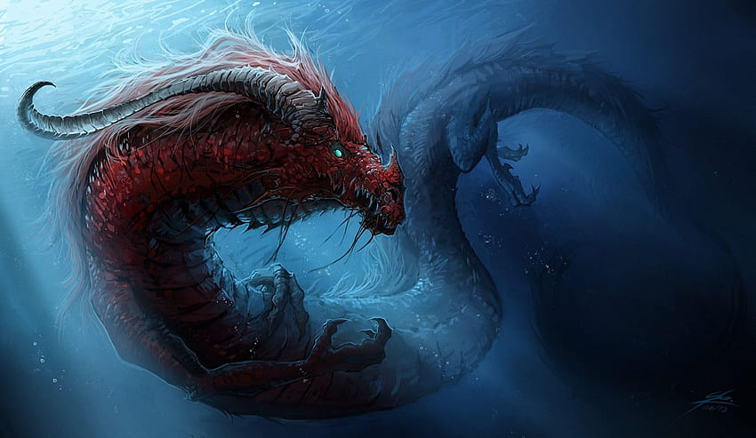 dragons, Underwater, World, Chinese, Dragon / and Mobile Background, Great Dragon HD wallpaper
