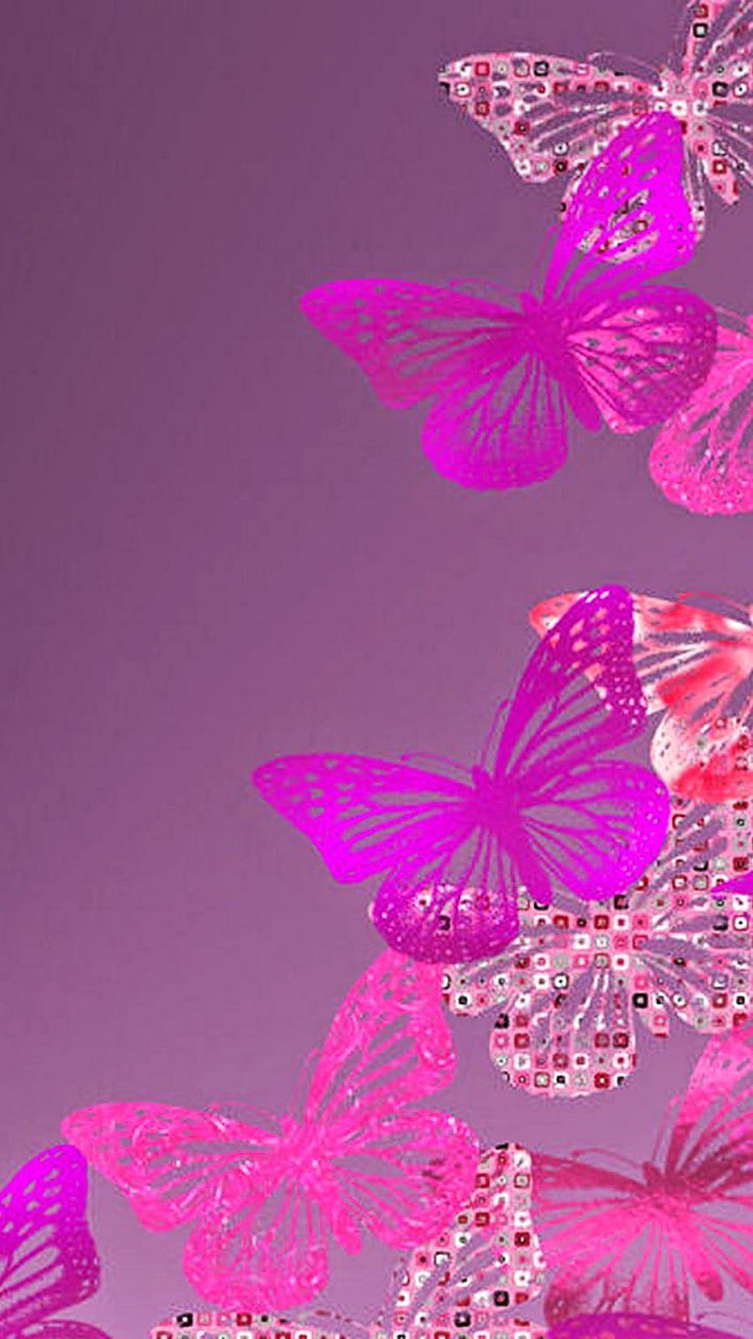 Estética de borboleta roxa, linda borboleta Papel de parede de celular HD
