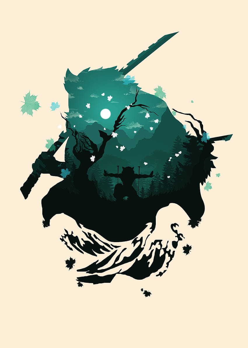 Demon Slayer' Poster by Sooru, Displate