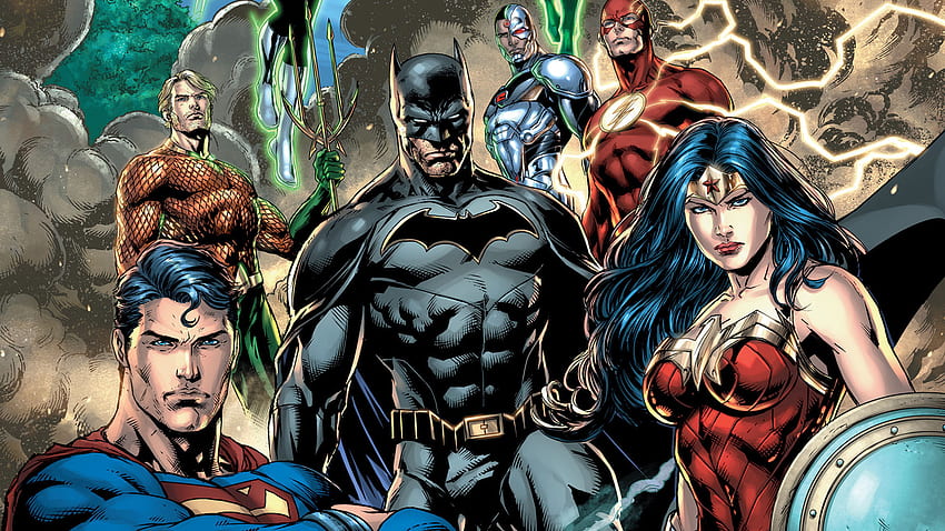 Liga Sprawiedliwości, DC Comics, wszyscy bohaterowie Tapeta HD