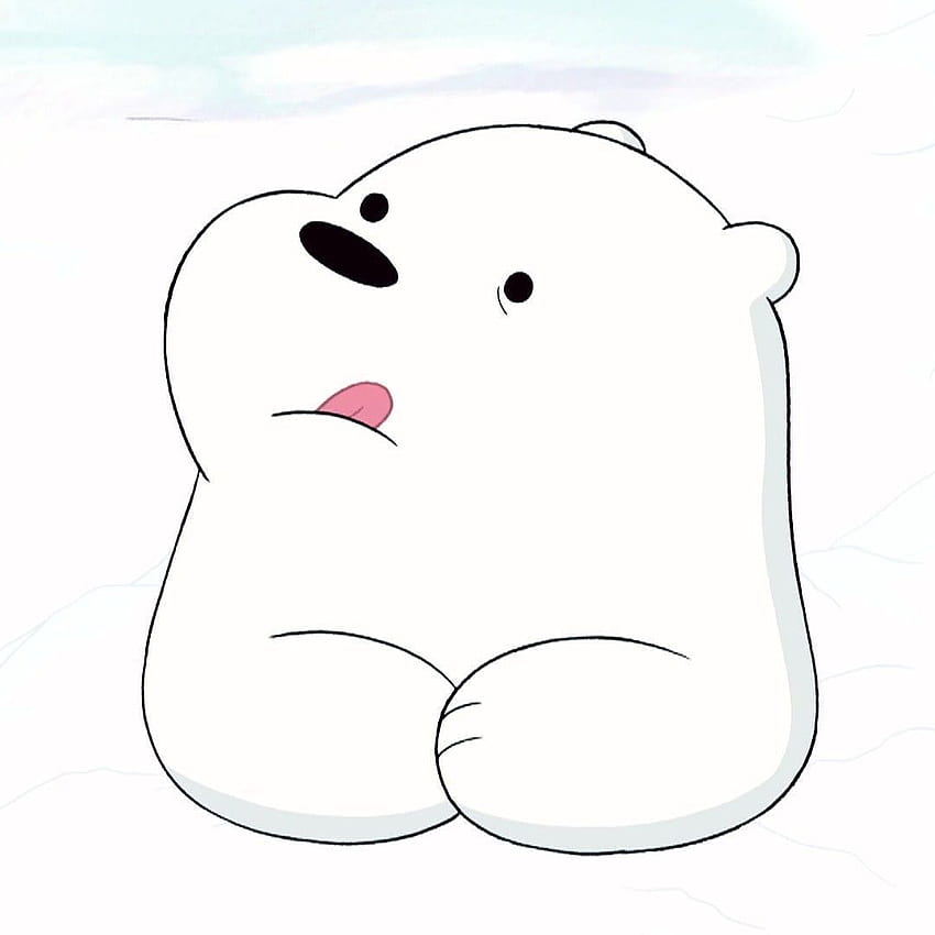 Ice Bear We Bare Bears w odniesieniu do We Bare Bears Baby Ice Bear w 2020 r., Ice Bear Cartoon Tapeta na telefon HD